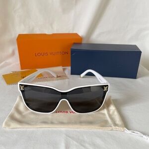 Louis Vuitton White Frame Sunglasses